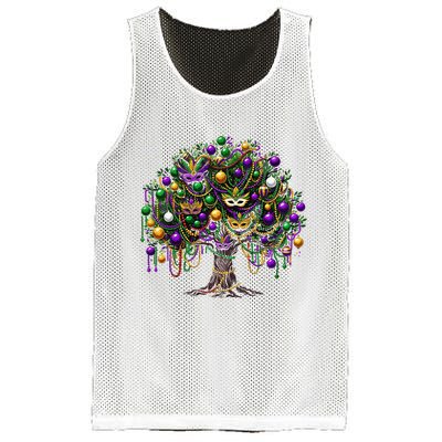 Mardi Gras Tree Beads New Orleans 2025 Festival Bead Tree Mesh Reversible Basketball Jersey Tank