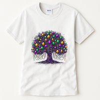 Mardi Gras Tree Beads New Orleans 2025 Festival Bead Tree Tall T-Shirt