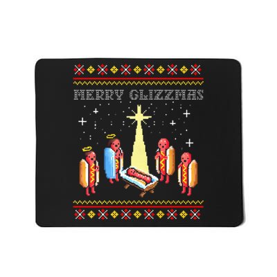 Merry Glizzmas Tacky Christmas  Mousepad