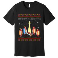 Merry Glizzmas Tacky Christmas  Premium T-Shirt