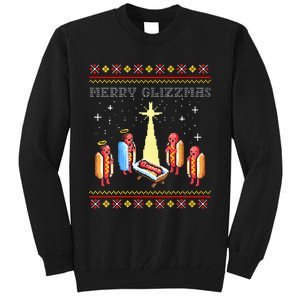 Merry Glizzmas Tacky Christmas  Tall Sweatshirt