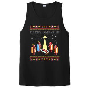 Merry Glizzmas Tacky Christmas  PosiCharge Competitor Tank