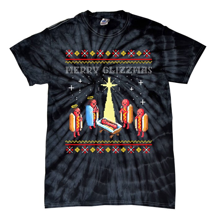 Merry Glizzmas Tacky Christmas  Tie-Dye T-Shirt