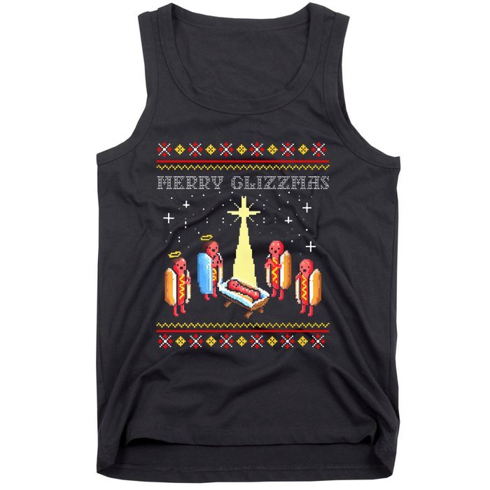 Merry Glizzmas Tacky Christmas  Tank Top