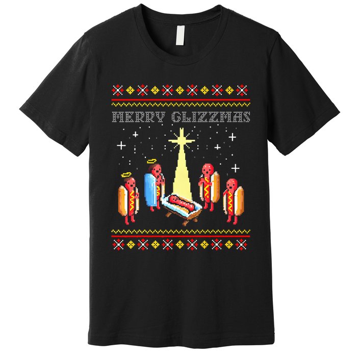 Merry Glizzmas Tacky Christmas  Premium T-Shirt