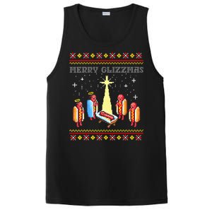 Merry Glizzmas Tacky Christmas  PosiCharge Competitor Tank