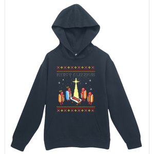 Merry Glizzmas Tacky Christmas  Urban Pullover Hoodie