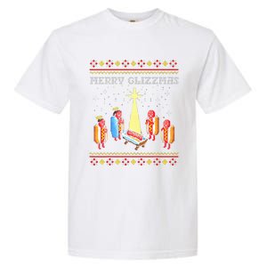 Merry Glizzmas Tacky Christmas  Garment-Dyed Heavyweight T-Shirt