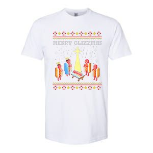 Merry Glizzmas Tacky Christmas  Softstyle CVC T-Shirt