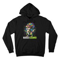 Mardi Gras T Rex Dinosaur Mardi Grawr Childrens Hoodie