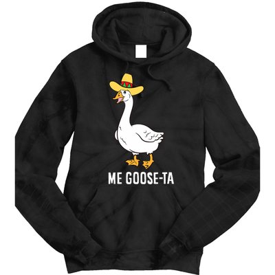 Me Goose Ta Mexican Funny Spanish Goose Pun Tie Dye Hoodie