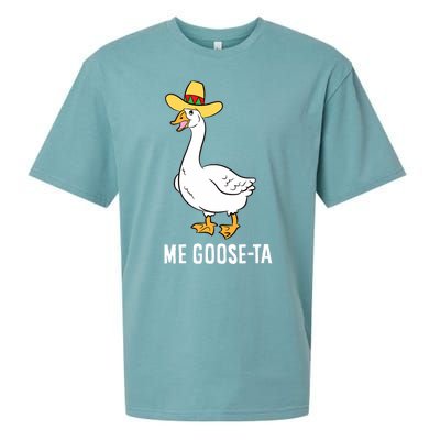 Me Goose Ta Mexican Funny Spanish Goose Pun Sueded Cloud Jersey T-Shirt