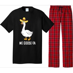 Me Goose Ta Mexican Funny Spanish Goose Pun Pajama Set