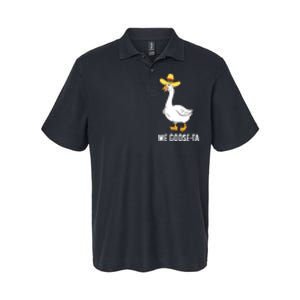 Me Goose Ta Mexican Funny Spanish Goose Pun Softstyle Adult Sport Polo