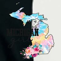 Michigan Girl Tie Dye State Michigan Infant Baby Jersey Bodysuit
