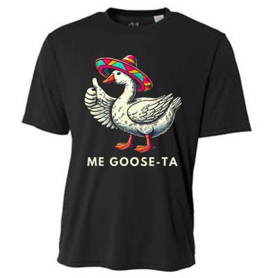 Me Goose Ta Mexican Funny Spanish Goose Pun Cooling Performance Crew T-Shirt