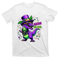 Mardi Grawr Trex Dino Costume Mardi Gras T-Shirt