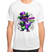 Mardi Grawr Trex Dino Costume Mardi Gras Adult ChromaSoft Performance T-Shirt