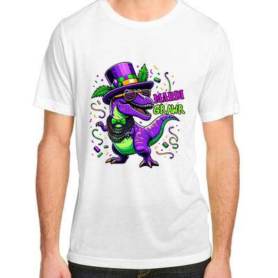 Mardi Grawr Trex Dino Costume Mardi Gras Adult ChromaSoft Performance T-Shirt