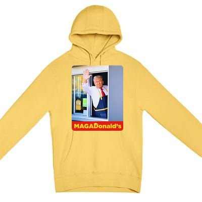 Magadonalds Gift Trump Funny Premium Pullover Hoodie