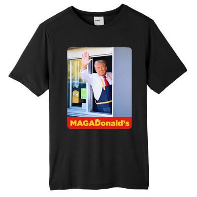 Magadonalds Gift Trump Funny Tall Fusion ChromaSoft Performance T-Shirt