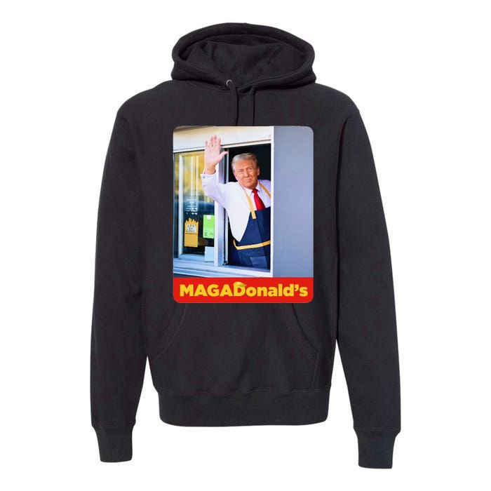 Magadonalds Gift Trump Funny Premium Hoodie