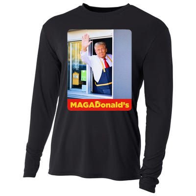 Magadonalds Gift Trump Funny Cooling Performance Long Sleeve Crew