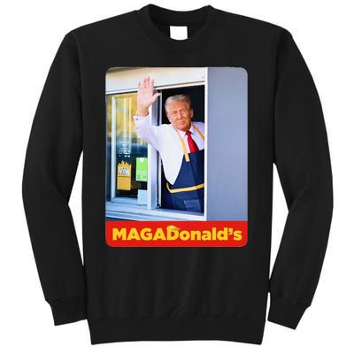 Magadonalds Gift Trump Funny Tall Sweatshirt