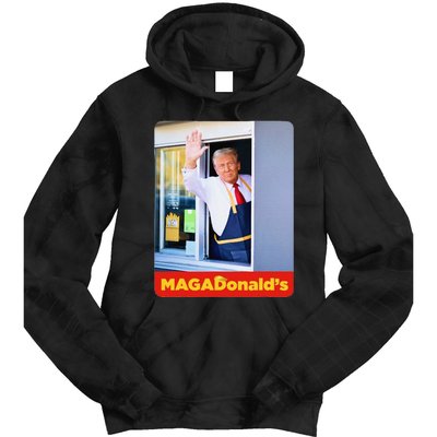 Magadonalds Gift Trump Funny Tie Dye Hoodie