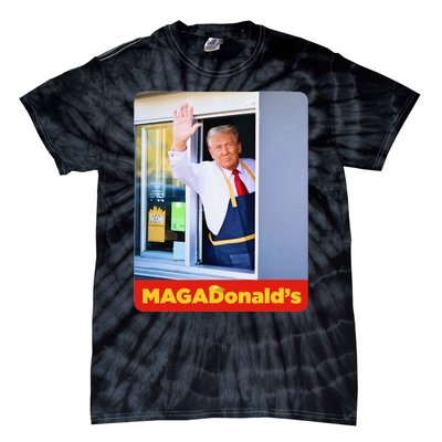 Magadonalds Gift Trump Funny Tie-Dye T-Shirt