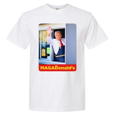 Magadonalds Gift Trump Funny Garment-Dyed Heavyweight T-Shirt