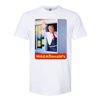 Magadonalds Gift Trump Funny Softstyle CVC T-Shirt