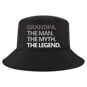 Men GRANDPA THE MAN THE MYTH THE LEGEND Men Gift Fathers Day Cool Comfort Performance Bucket Hat