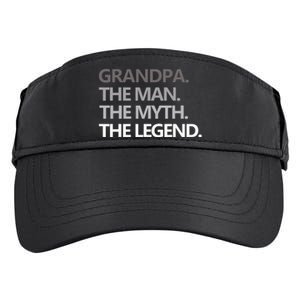 Men GRANDPA THE MAN THE MYTH THE LEGEND Men Gift Fathers Day Adult Drive Performance Visor