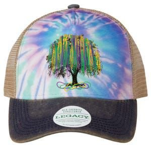 Mardi Gras Tree Legacy Tie Dye Trucker Hat