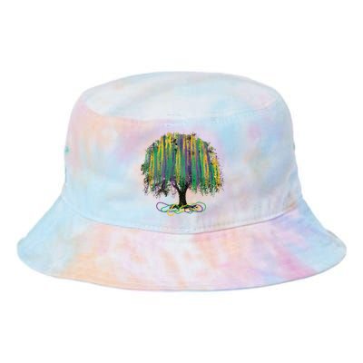 Mardi Gras Tree Tie Dye Newport Bucket Hat