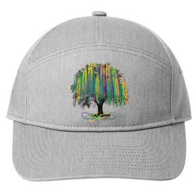 Mardi Gras Tree 7-Panel Snapback Hat