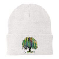 Mardi Gras Tree Knit Cap Winter Beanie