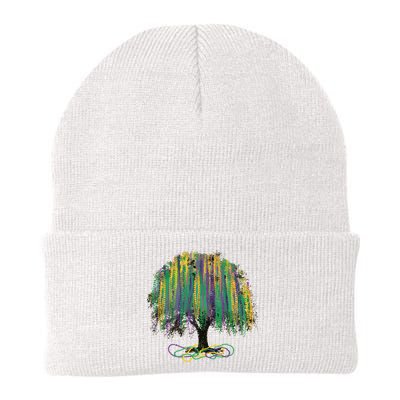 Mardi Gras Tree Knit Cap Winter Beanie