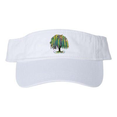 Mardi Gras Tree Valucap Bio-Washed Visor