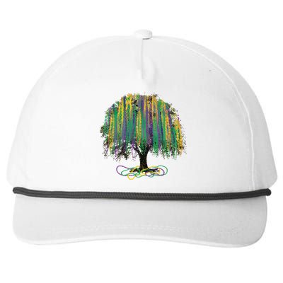 Mardi Gras Tree Snapback Five-Panel Rope Hat