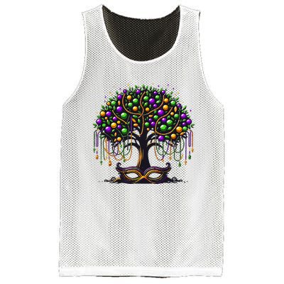 Mardi Gras Tree Beads New Orleans 2024 Festival Bead Mesh Reversible Basketball Jersey Tank