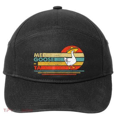 Me Goose Ta Mexican Funny Spanish Goose Pun 7-Panel Snapback Hat