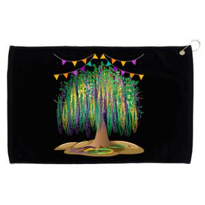 Mardi Gras Tree Beads New Orleans Funny Carnival Party Gift Grommeted Golf Towel