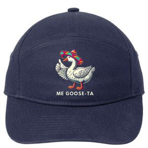 Me Goose Ta Mexican Spanish Goose Pun 7-Panel Snapback Hat