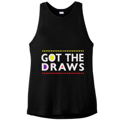 Martin Got The Draws Ladies PosiCharge Tri-Blend Wicking Tank