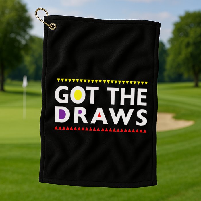 Martin Got The Draws Golf Towel