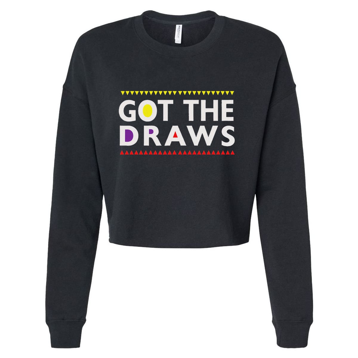 Martin Got The Draws Cropped Pullover Crew