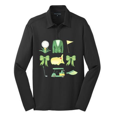 Masters Golf Tournament Silk Touch Performance Long Sleeve Polo