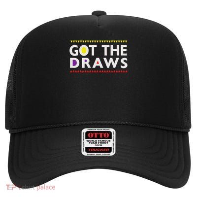 Martin Got The Draws High Crown Mesh Back Trucker Hat